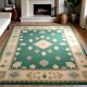 Handknotted Modern Geometric Wool Rug